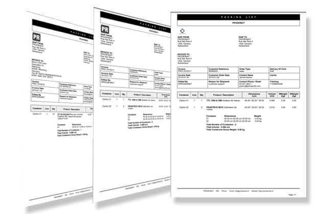 Cree documentos de exportación con rapidez y precisión