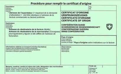 What is a certificate of origin?