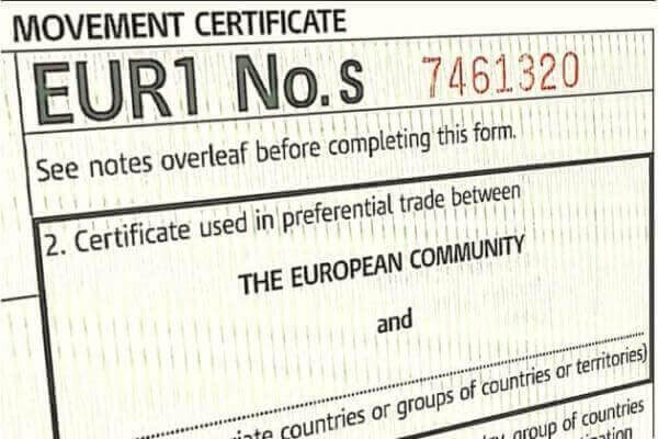 Certificado EUR1: Todo lo que necesitas saber