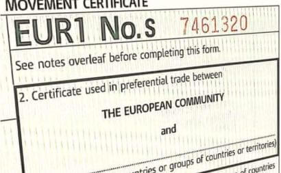 EUR1 Certificate: Everything you need to know