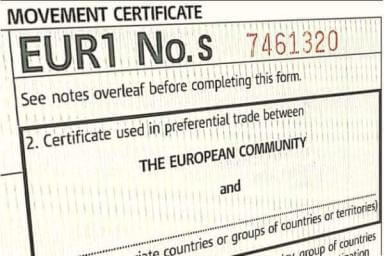 EUR1 Certificate: Everything you need to know